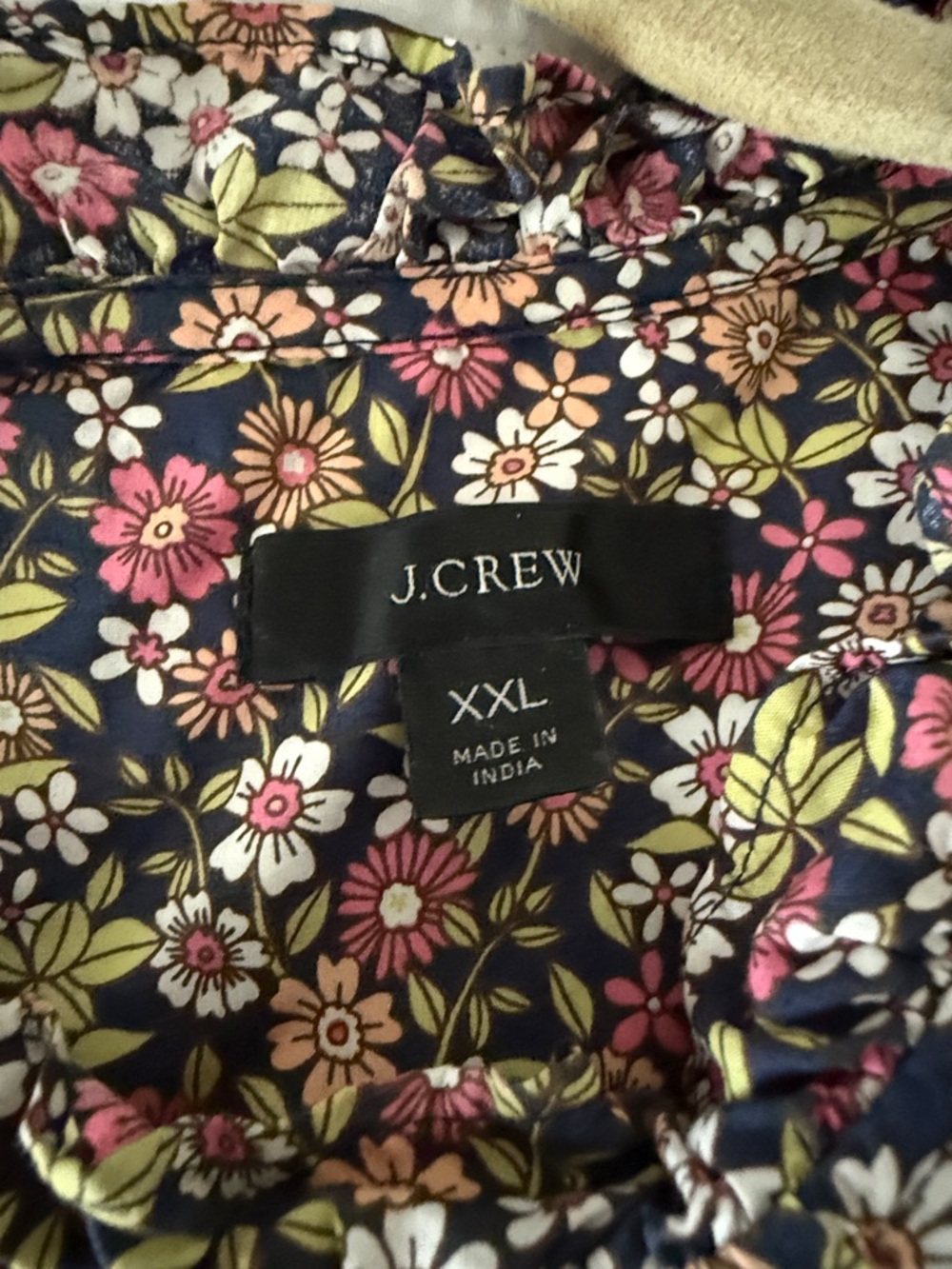 J Crew Women's Liberty Floral Puff-Sleeve Shirt - Casual Feminine Top - Picture 8 of 8
